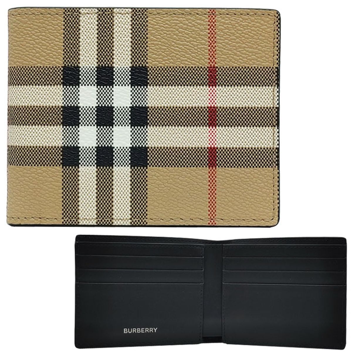 BURBERRY BIFOLD WALLET WITH CHECK MOTIV 8069813