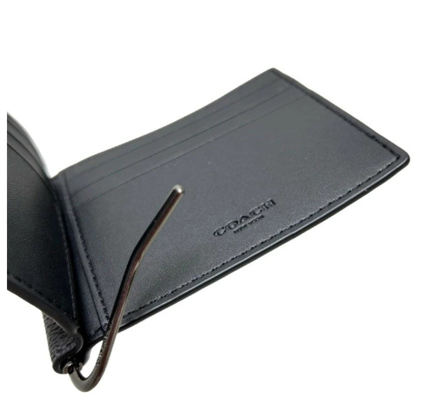 COACH Signature Slim Billfold Money Clip