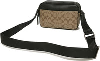 Coach Signature Men's Crossbody Bag C4149 QBKHA  Khaki