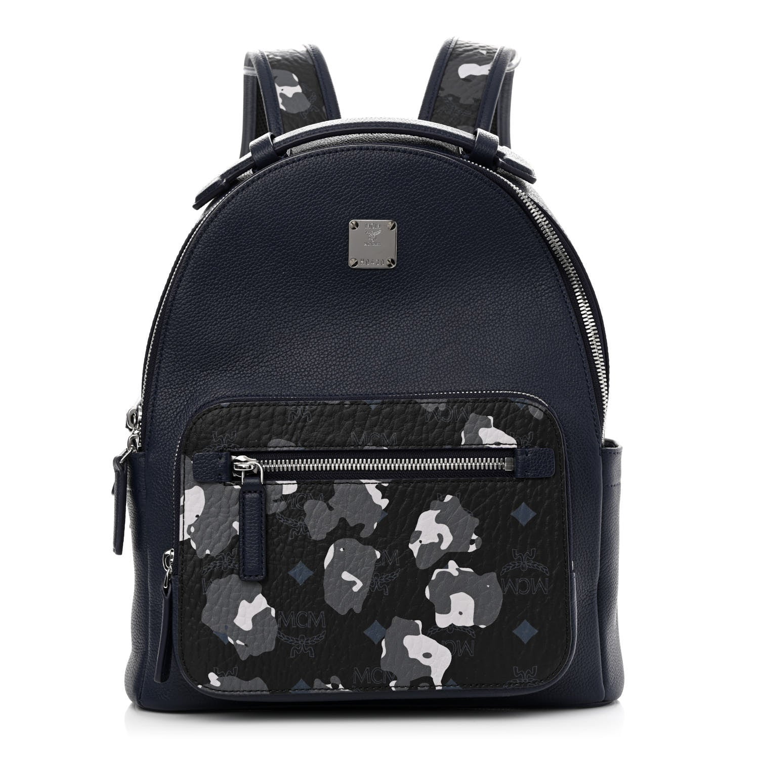 Mcm leopard backpack discount