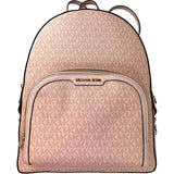 Michael Kors Jaycee signature large zip pocket backpack