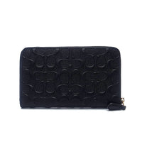 Coach Medium Long wallet CC942 signature round zip