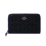 Coach Medium Long wallet CC942 signature round zip