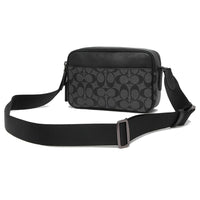 Coach Signature Men's Crossbody Bag C4149 QBKHA  black