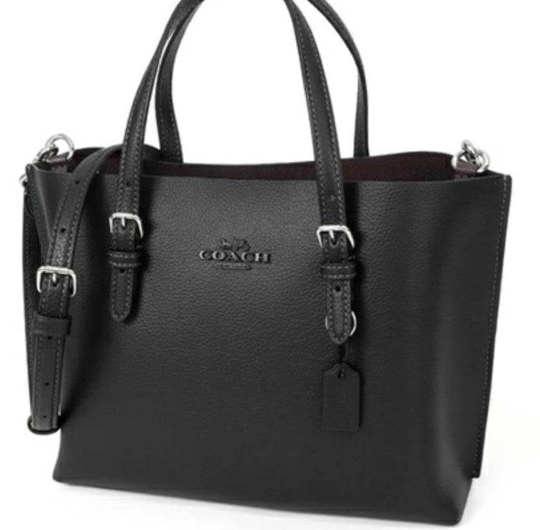 Coach Leather Molly Tote Bag 2way Mini Tote Bag CV966