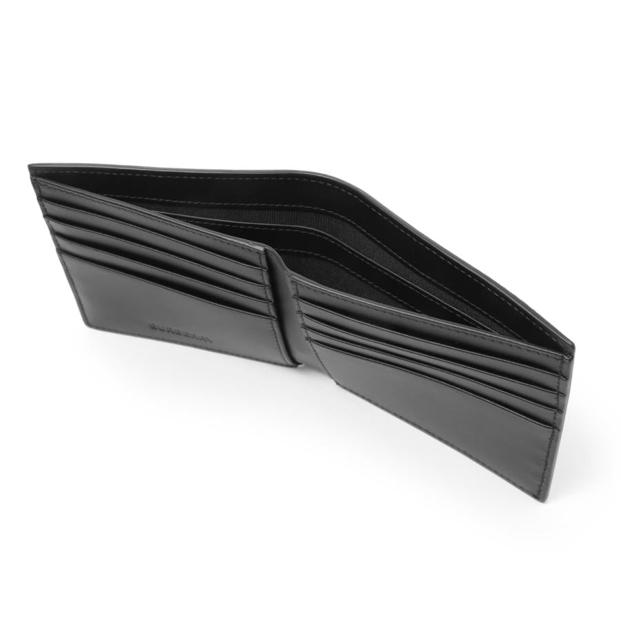 Burberry Men's Coordinate Print Leather Bilfold Wallet 8064927