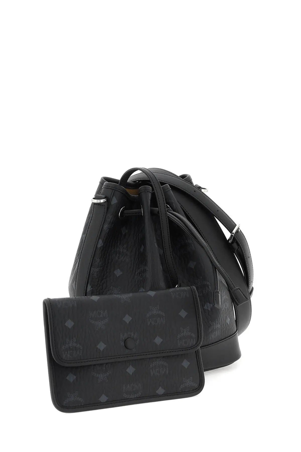 MCM Visetos-motif Dessau Medium Bucket Bag