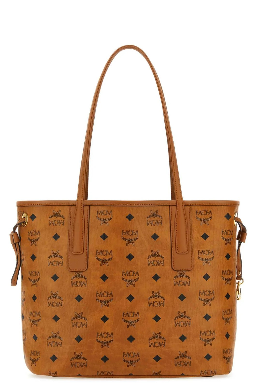 MCM Liz Monogram-Pattern Small Top Handle Bag