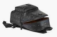 MCM Backpack Black Visetos Canvas MMKCSVE02 BK BLACK Women's Men's Unisex
