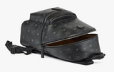 MCM Backpack Black Visetos Canvas MMKCSVE02 BK BLACK Women's Men's Unisex