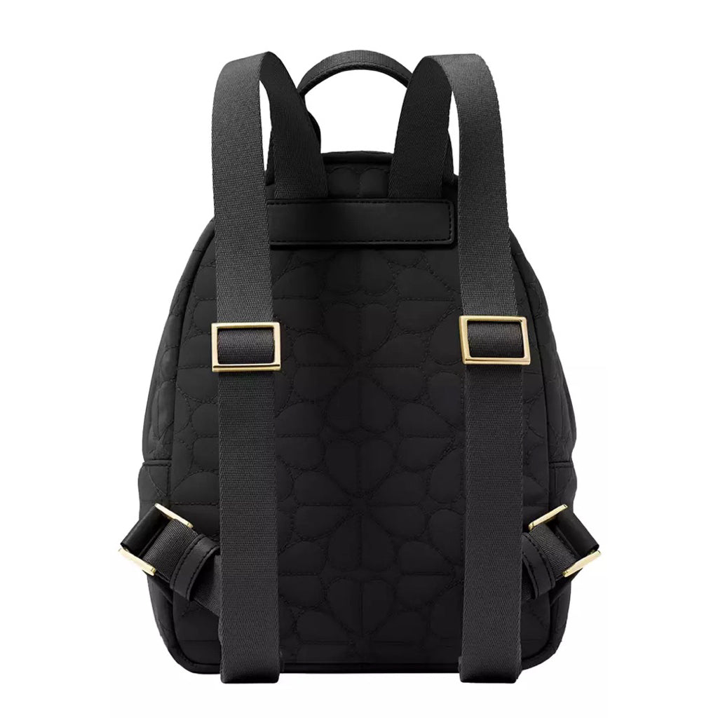 kate spade jessa quilted mini backpack Kate Spade Flower Quilted Fabric Small Backpack Bag in Cozy KK158 – luxebags singapore