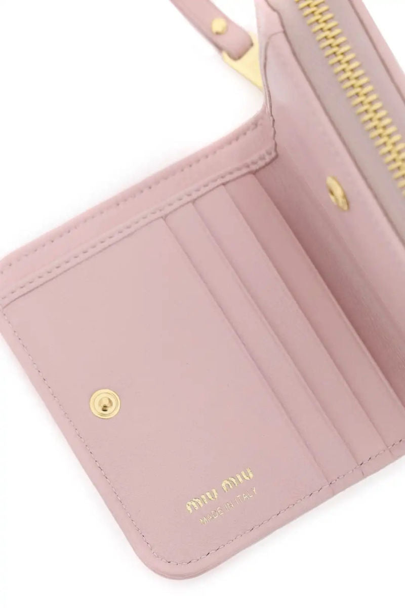 Miu Miu Mini Zip Around Wallet 5ML522 – luxebags singapore