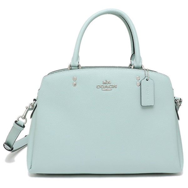 Amazon.com: COACH Leather Mollie Tote 25, Waterfall : Clothing, Shoes &  Jewelry