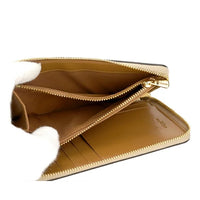 Coach 88913 Cross Grain Leather Medium Zip Bi-fold wallet