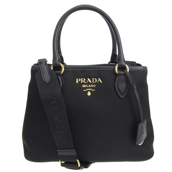 Shop PRADA Unisex Saffiano Nylon Street Style 2WAY Logo Shoulder Bags by  AceGlobal