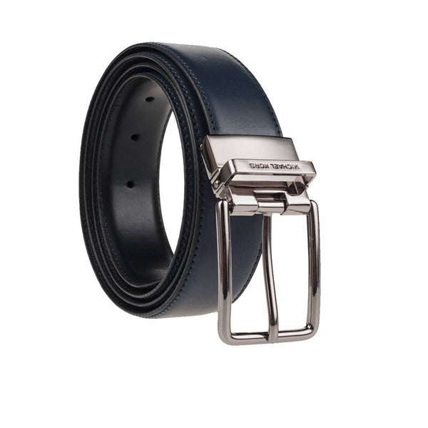 Michael Kors 34Mm Ctfr Dot Pl Belt BlackGreyhoun  Reversible Belt   fashionette