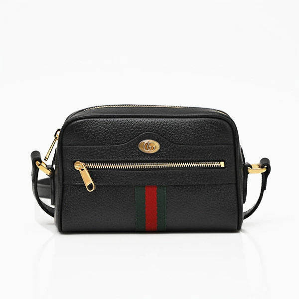 Ophidia leather crossbody bag Gucci Black in Leather - 36282788