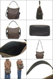 Coach Signature PVC Leather Penny Shoulder Bag / 2way Bag C1523