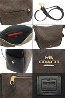 Coach Signature PVC Leather Penny Shoulder Bag / 2way Bag C1523