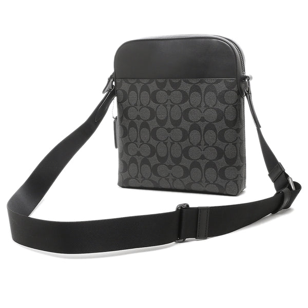 Men's coach leather sling bag sales