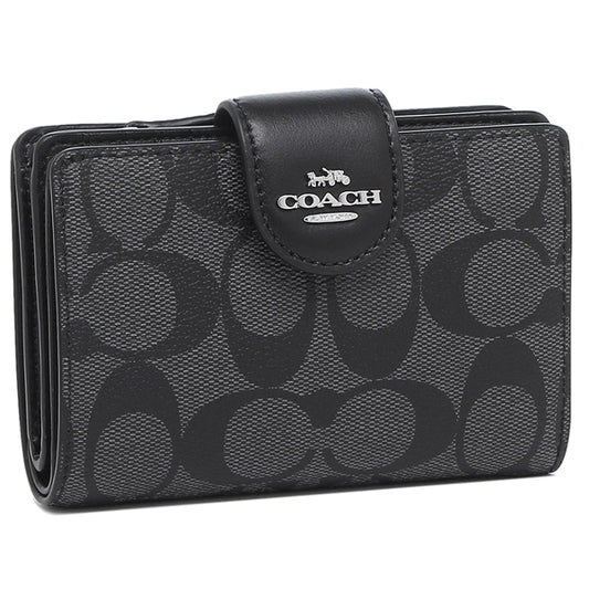 Coach Bi-Fold Wallet Signature C0082