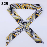 Neckerchief Scarf - Hairband Handbag Handle Ribbon Fashion Bag for Women Girls Decoration
