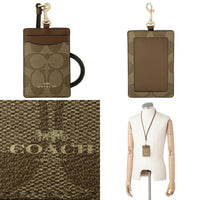 COACH 63274 LANYARD ID CASE