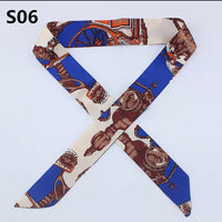 Neckerchief Scarf - Hairband Handbag Handle Ribbon Fashion Bag for Women Girls Decoration
