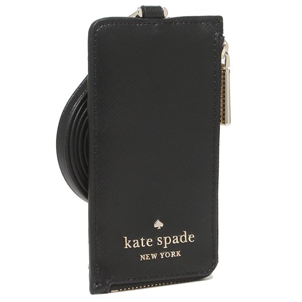 Buy Kate Spade Staci Card Case Lanyard Wlr00139 Black 2023 Online