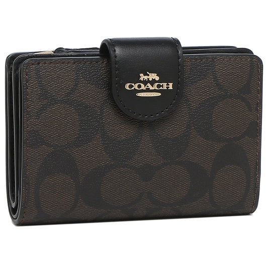 Coach Bi-Fold Wallet Signature C0082