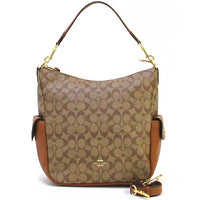 Coach Signature PVC Leather Penny Shoulder Bag / 2way Bag C1523