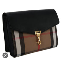 Burberry Leather House Check Crossbody Bag