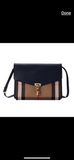 Burberry Leather House Check Crossbody Bag