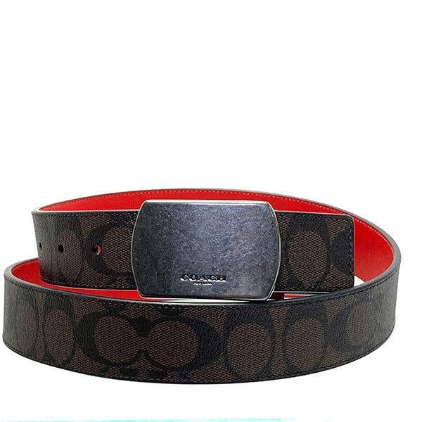 COACH Wide Harness Reversible Belt Set with Gift Box C6812 QBTKA