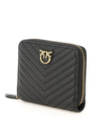 PINKO Taylor Wallet sheepskin leather roundzip small wallet 1P22P1-Y7SQ