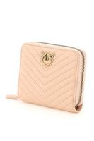 PINKO Taylor Wallet sheepskin leather roundzip small wallet 1P22P1-Y7SQ